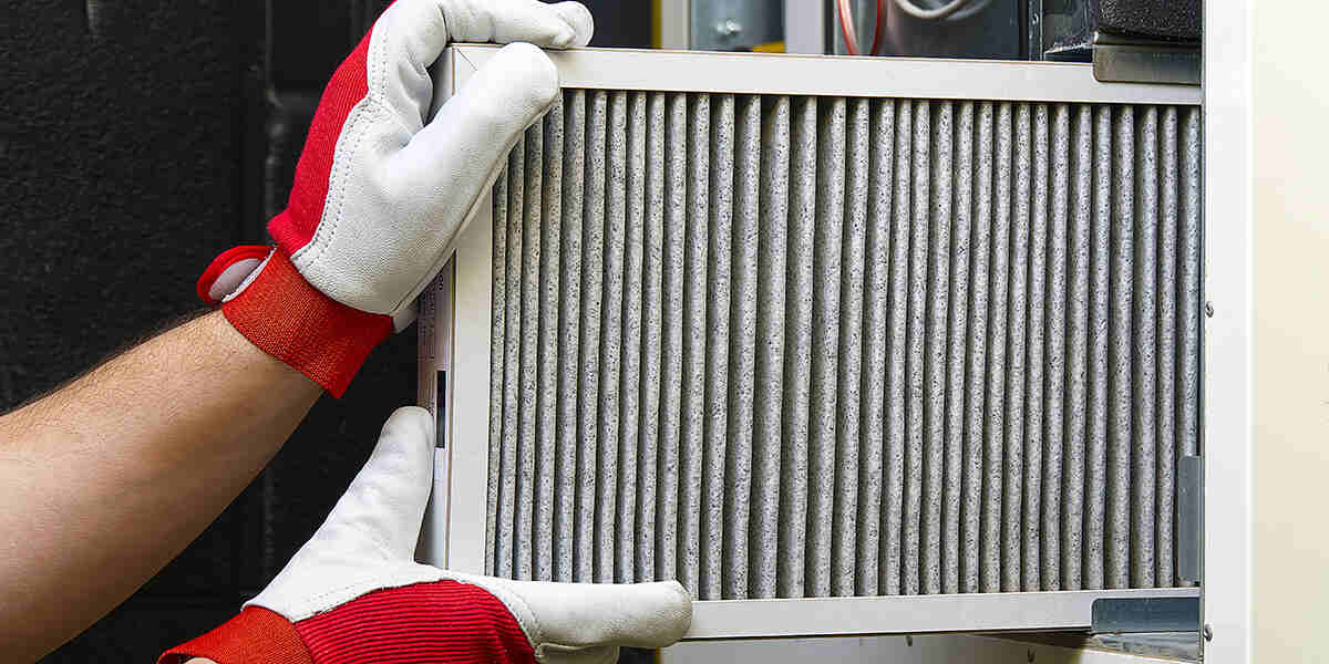 why is my furnace filter black